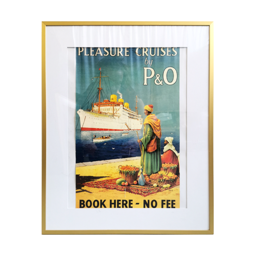 taulu pleasure cruises vintage matkailujuliste