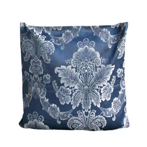 sisustustyyny sininen jacquard