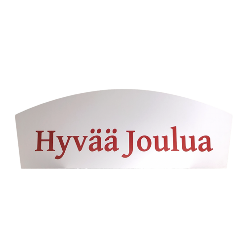kyltti hyvää joulu kaari
